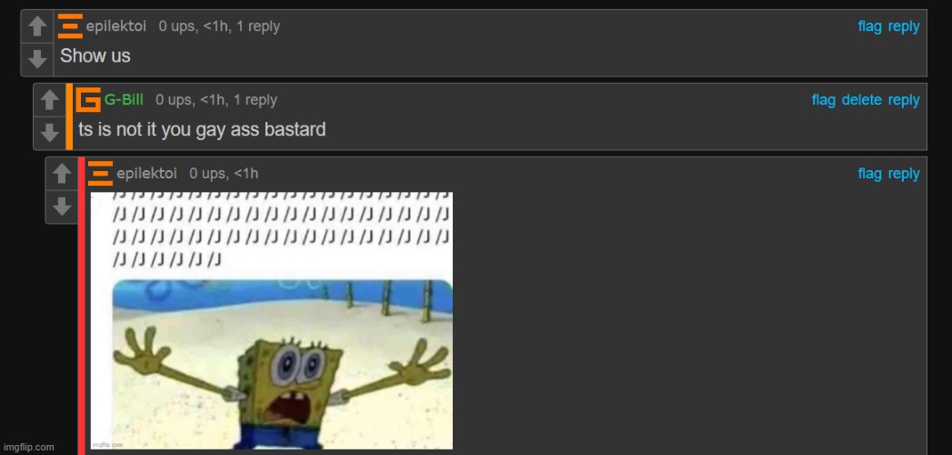 Completely bullshit comment section no one cares about | made w/ Imgflip meme maker