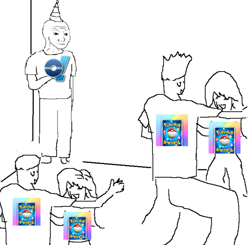 Pokemon Showdown vs. TCG Pocket Blank Meme Template