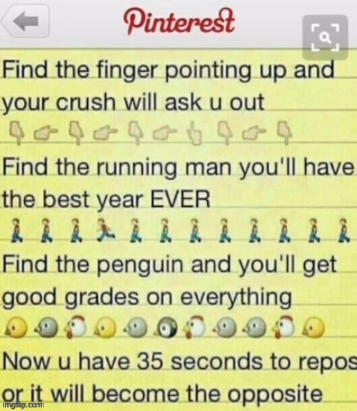 :] (help) | image tagged in now u have 35 seconds to repost or it will become the opposite | made w/ Imgflip meme maker