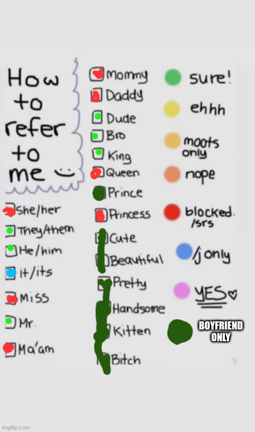 egg | BOYFRIEND ONLY | image tagged in how to refer to me | made w/ Imgflip meme maker