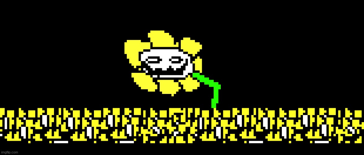 flowey pixel art | image tagged in can i offer you a nice egg in this trying time | made w/ Imgflip meme maker