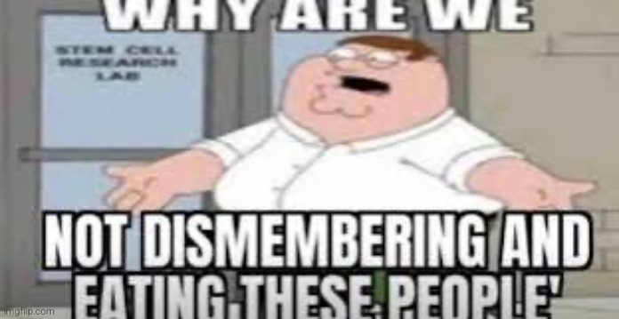 Why are we not dismembering and eating these people | image tagged in why are we not dismembering and eating these people | made w/ Imgflip meme maker