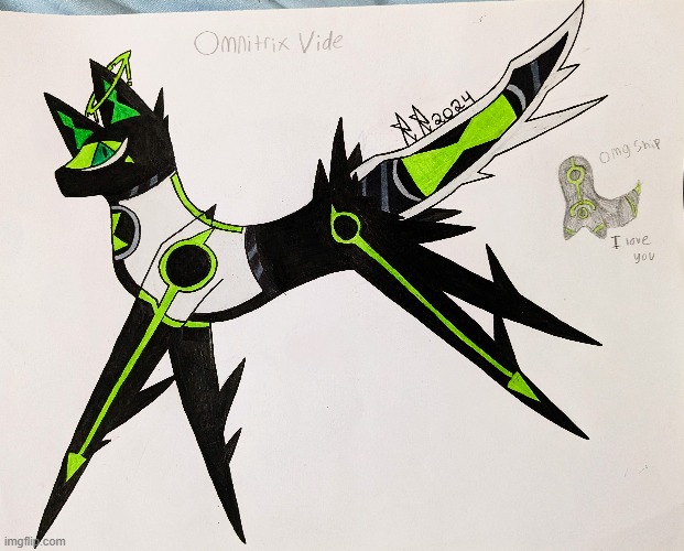 What if... Omnitrix themed creature | image tagged in something something i am cringe but free | made w/ Imgflip meme maker