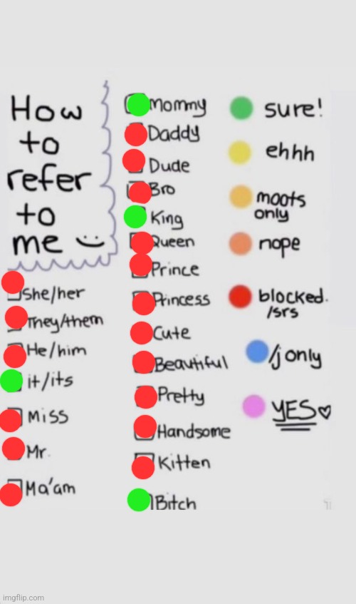 How To Refer To Me :) | image tagged in how to refer to me | made w/ Imgflip meme maker