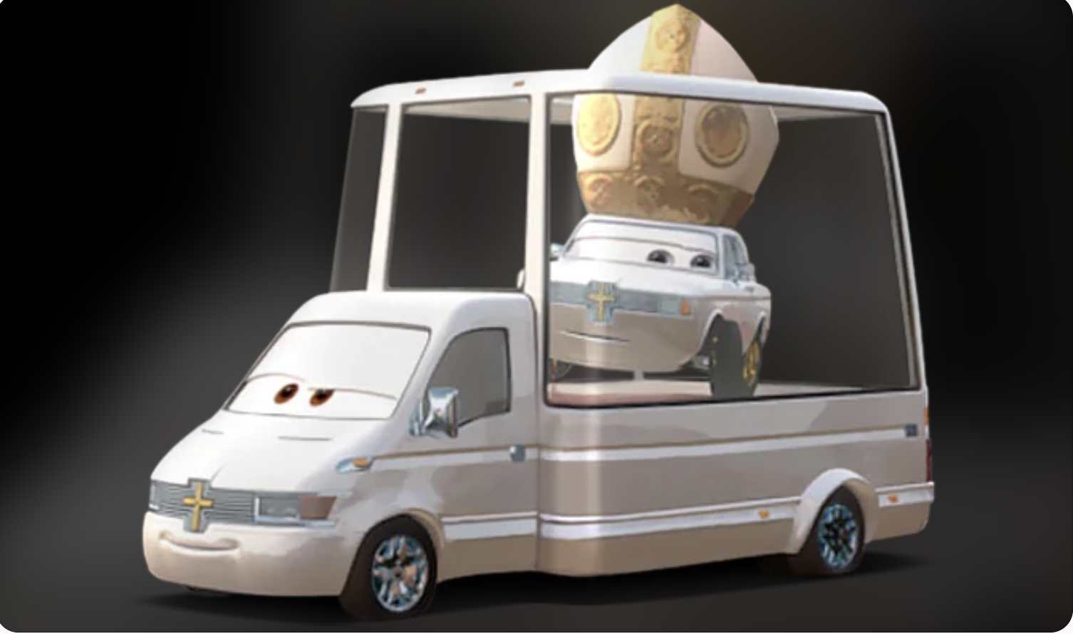 High Quality Cars 2 The Popemobile Blank Meme Template