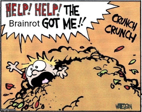 HELP HELP! THE x GOT ME | Brainrot | image tagged in help help the x got me | made w/ Imgflip meme maker