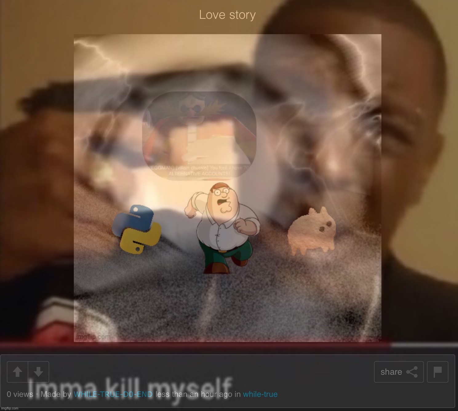 i actually can't believe i'm getting fangirled on this is fuсking horrendous | made w/ Imgflip meme maker