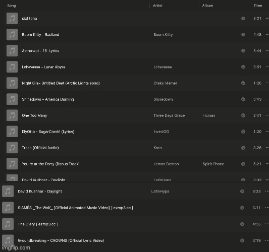 "imagine not downloading music" ok buddy | made w/ Imgflip meme maker