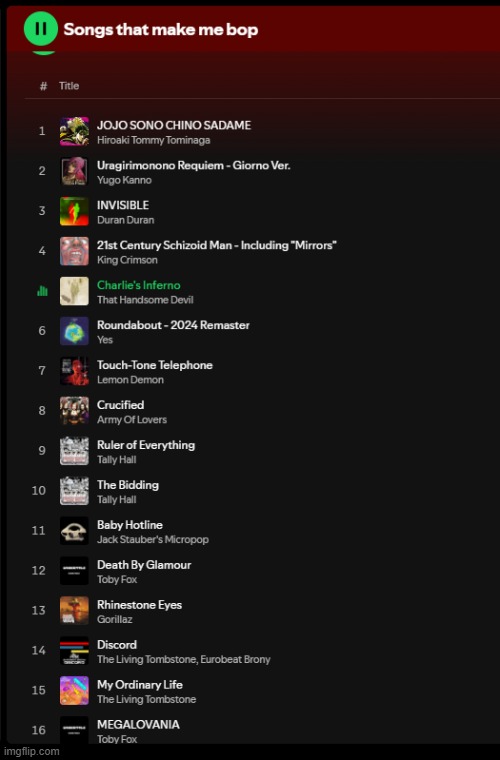 this is not even all of it, but what do you guys think of my autism playlist? | made w/ Imgflip meme maker