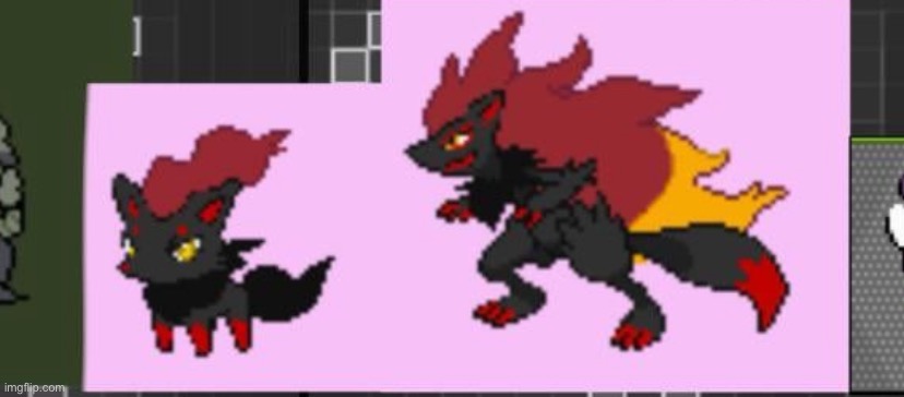 Beta Zorua and Zoroark | made w/ Imgflip meme maker