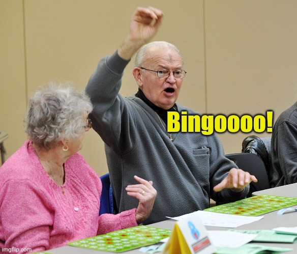 Bingo | Bingoooo! | image tagged in bingo | made w/ Imgflip meme maker