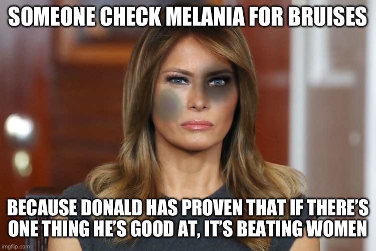 Lost to Biden but beat Hilary and Kamala | SOMEONE CHECK MELANIA FOR BRUISES; BECAUSE DONALD HAS PROVEN THAT IF THERE’S ONE THING HE’S GOOD AT, IT’S BEATING WOMEN | image tagged in donald trump,melania trump,hilary clinton,kamala harris,sexism,domestic abuse | made w/ Imgflip meme maker