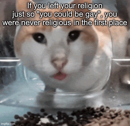 Yes, I have seen many people like that | If you left your religion just so "you could be gay", you were never religious in the first place | image tagged in mr shock stare | made w/ Imgflip meme maker