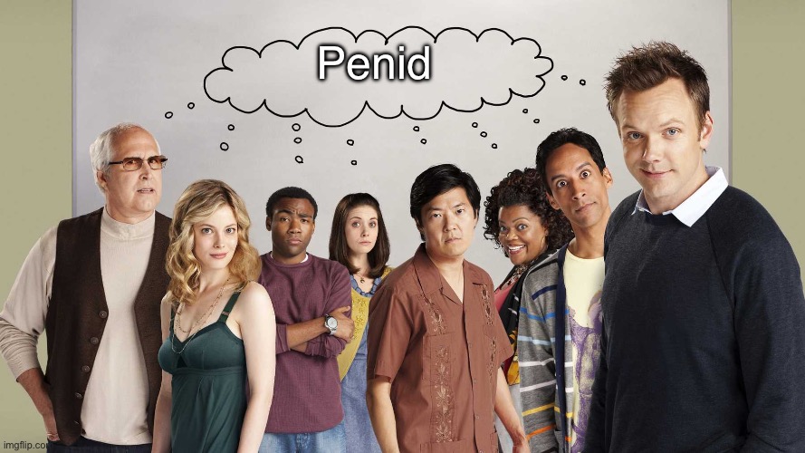 Community thinking | Penid | image tagged in community thinking | made w/ Imgflip meme maker