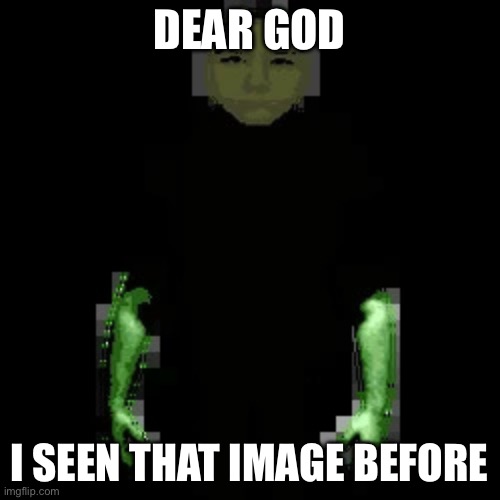 Garn47 (V2) | DEAR GOD I SEEN THAT IMAGE BEFORE | image tagged in garn47 v2 | made w/ Imgflip meme maker