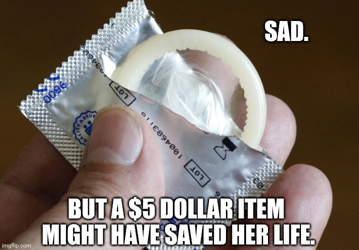 SAD. BUT A $5 DOLLAR ITEM
 MIGHT HAVE SAVED HER LIFE. | made w/ Imgflip meme maker