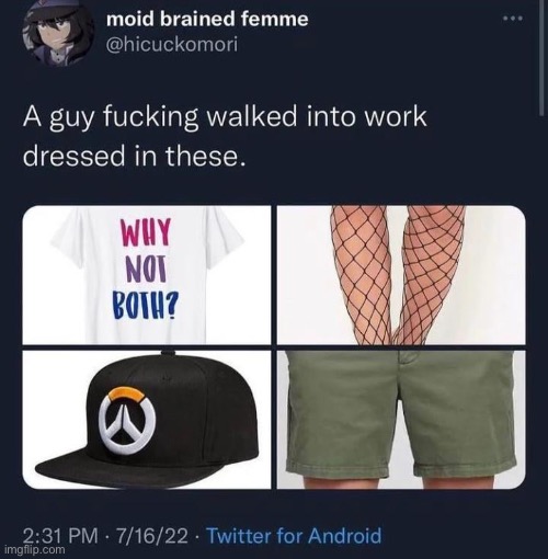 Bro hit the “random” button on the character customization screen | made w/ Imgflip meme maker
