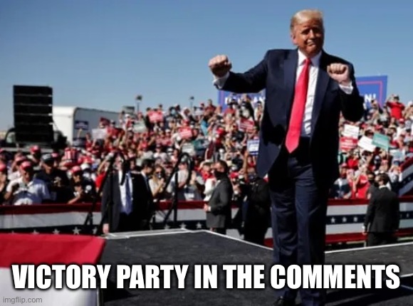 Ayy MAGArena! | VICTORY PARTY IN THE COMMENTS | image tagged in ayy magarena,maga,trump,victory,party,comments | made w/ Imgflip meme maker