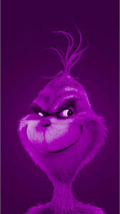 Purple grinch smile Blank Meme Template