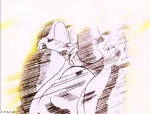 Frieza getting blown away | image tagged in frieza getting blown away | made w/ Imgflip meme maker