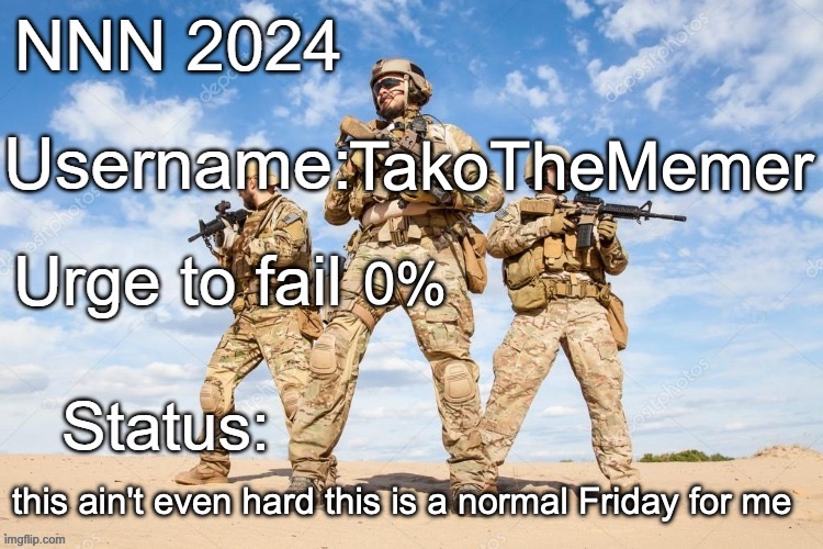 I want Mommy Scarf's cock UwU | TakoTheMemer; 0%; this ain't even hard this is a normal Friday for me | image tagged in nnn 2024 progress report | made w/ Imgflip meme maker