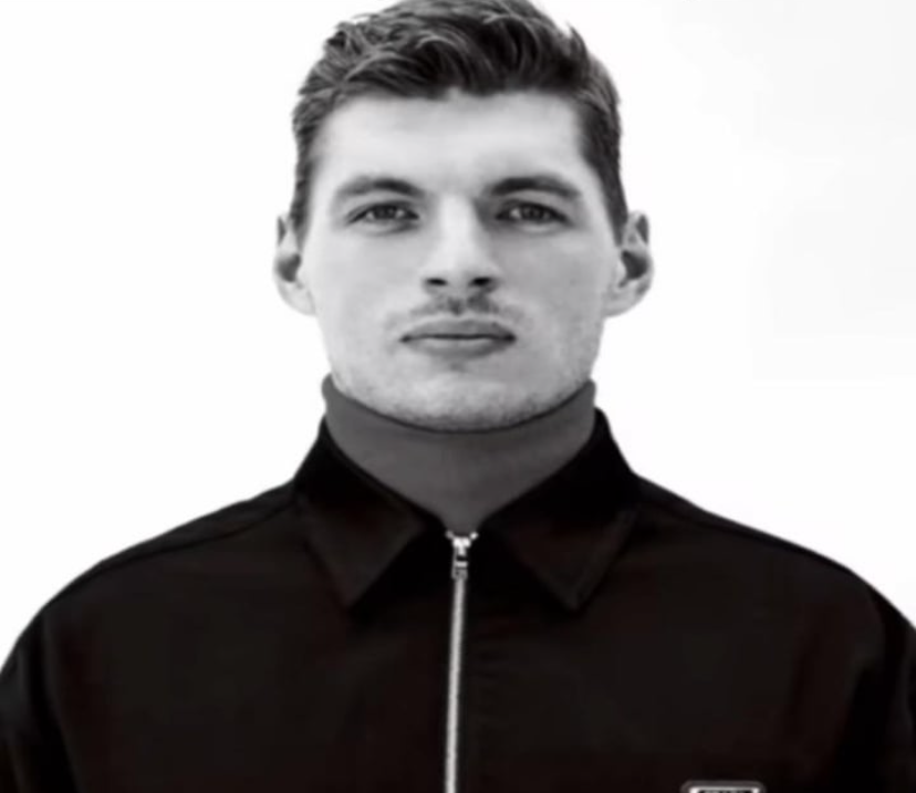 High Quality Black and White Max Verstappen Blank Meme Template