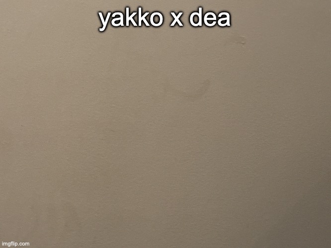 Tako Wall Reveal | yakko x dea | image tagged in tako wall reveal | made w/ Imgflip meme maker
