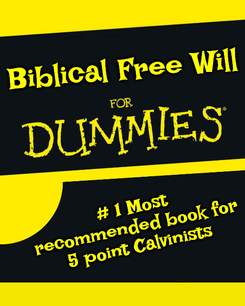 Biblical Free Will | Biblical Free Will; # 1 Most recommended book for 5 point Calvinists | image tagged in for dummies,calvinism,arminian,molinism,free will,the bible | made w/ Imgflip meme maker