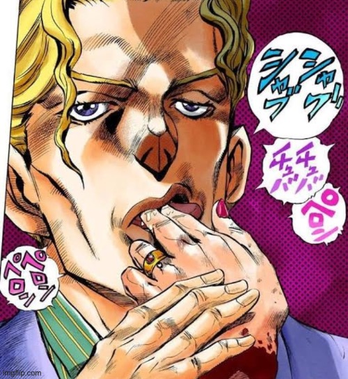 Yoshikage kira sucking finger's | image tagged in yoshikage kira sucking finger's | made w/ Imgflip meme maker