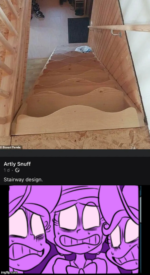 Stairway to death | image tagged in memes,scared magicians,stairs,death,hold up wait a minute something aint right | made w/ Imgflip meme maker