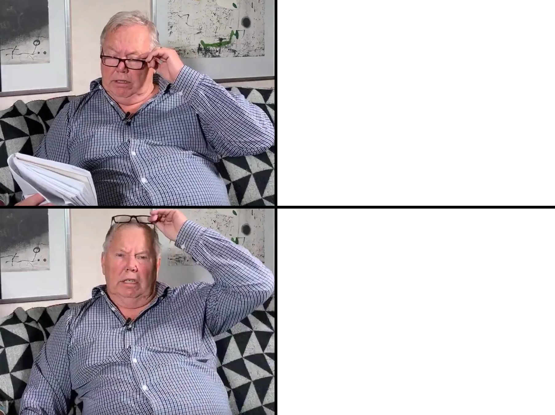 Bert Blank Meme Template