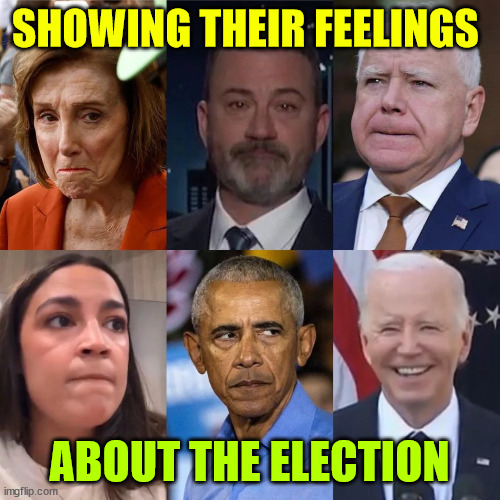 SHOWING THEIR FEELINGS ABOUT THE ELECTION | made w/ Imgflip meme maker