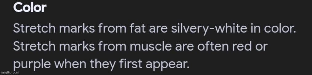So that means every stretch mark I have on my legs are from MUSCLE!?!? | made w/ Imgflip meme maker