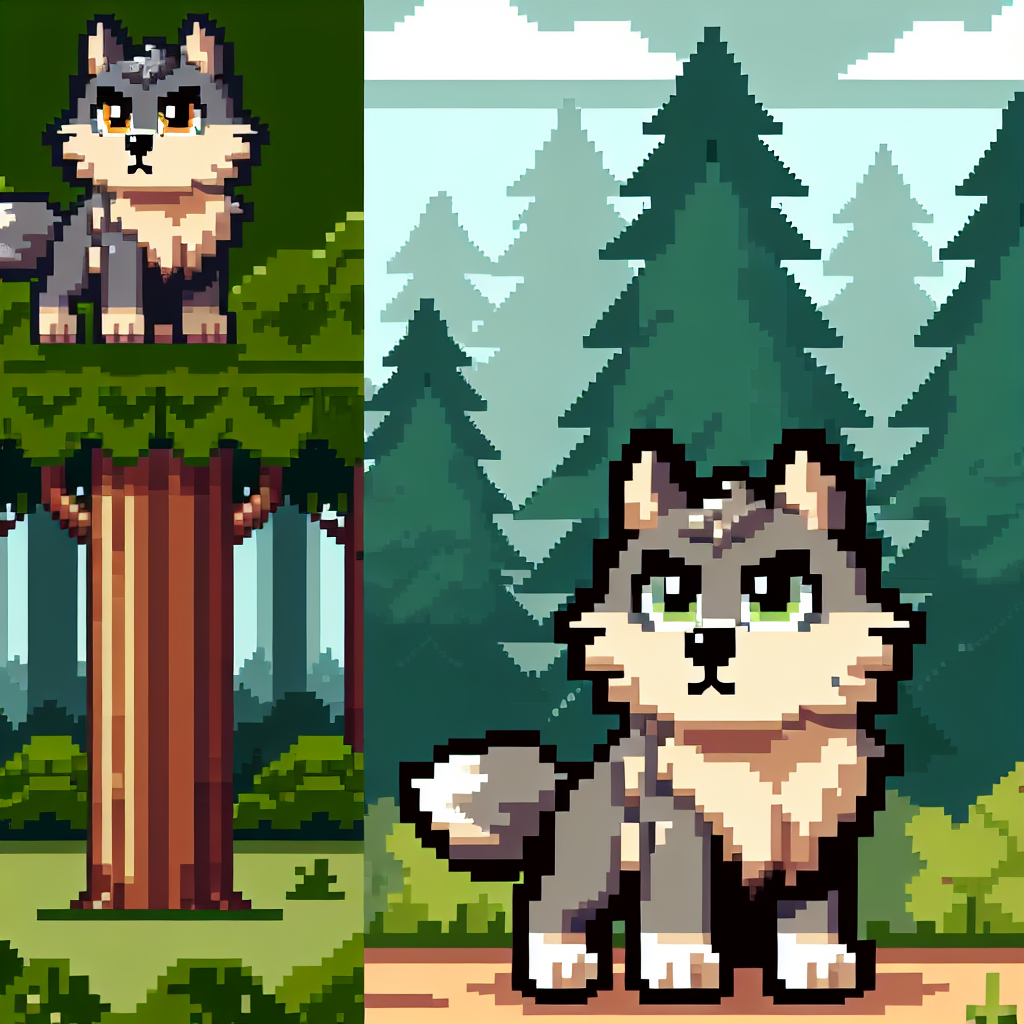 Courage Wolf Blank Meme Template