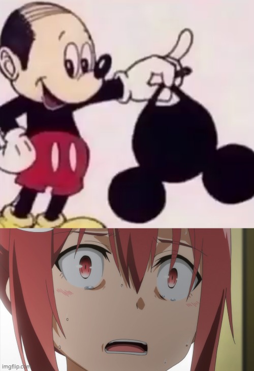 OH GOD!! OH F**K!! | image tagged in micky mouse,cursed image | made w/ Imgflip meme maker