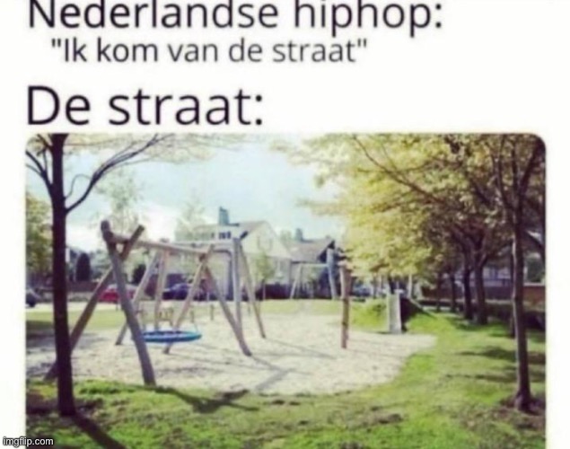 De straat | made w/ Imgflip meme maker