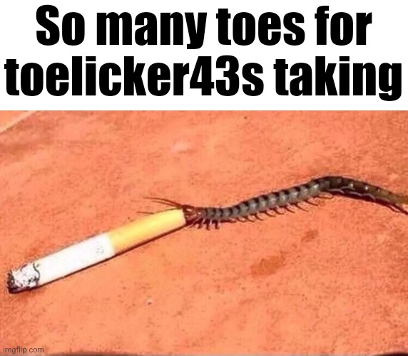 So many toes for toelicker43s taking | made w/ Imgflip meme maker