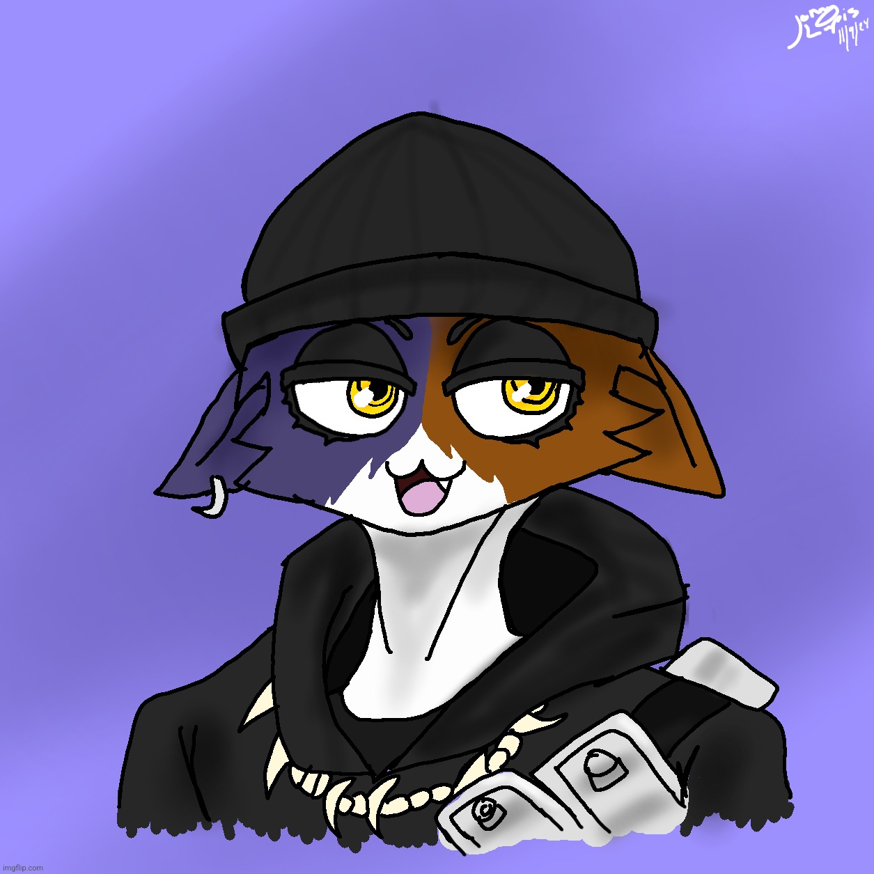 Funni cat from Fortnite | image tagged in fortnite,digital art | made w/ Imgflip meme maker