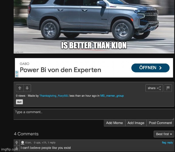 Kion himself got pissed off by Foxy | made w/ Imgflip meme maker