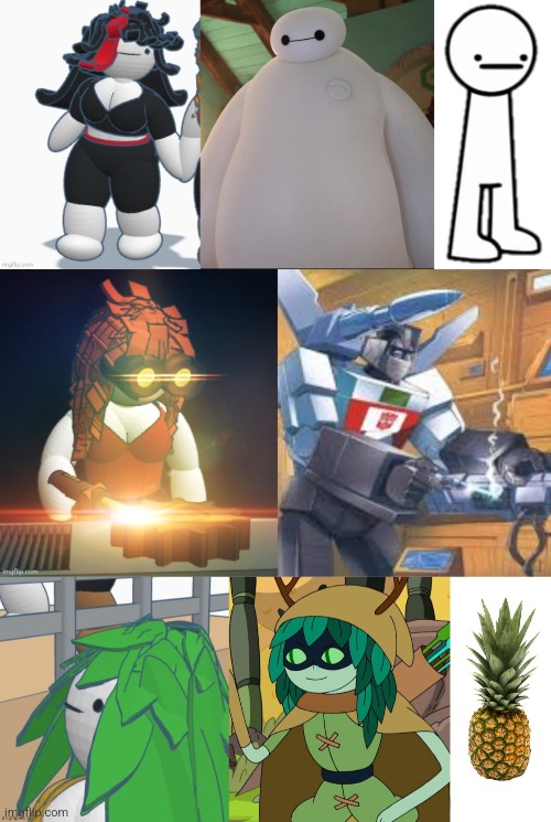 beanoids and some of their character inspirations | made w/ Imgflip meme maker