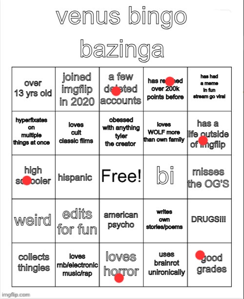 my bingo yay | image tagged in my bingo yay | made w/ Imgflip meme maker