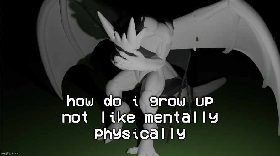 ive been 5'1 for the past 5 years. | how do i grow up
not like mentally
physically | image tagged in depressed dragon rig | made w/ Imgflip meme maker