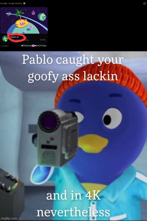 what are you doing in there | image tagged in pablo caught yo goofy ass lacking and in 4k nevertheless | made w/ Imgflip meme maker
