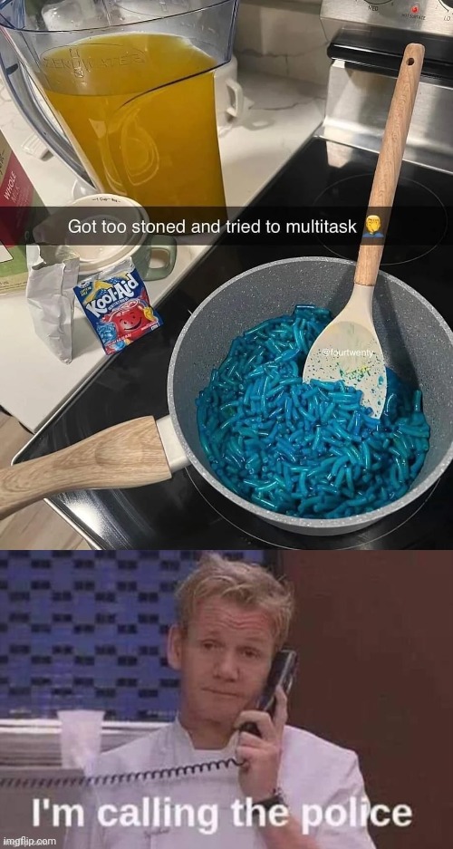 image tagged in i'm calling the police,multitasking,gordon ramsay | made w/ Imgflip meme maker