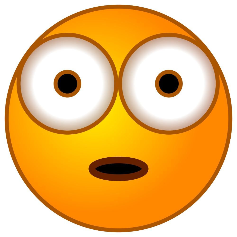 shocked emoji transparent Blank Meme Template