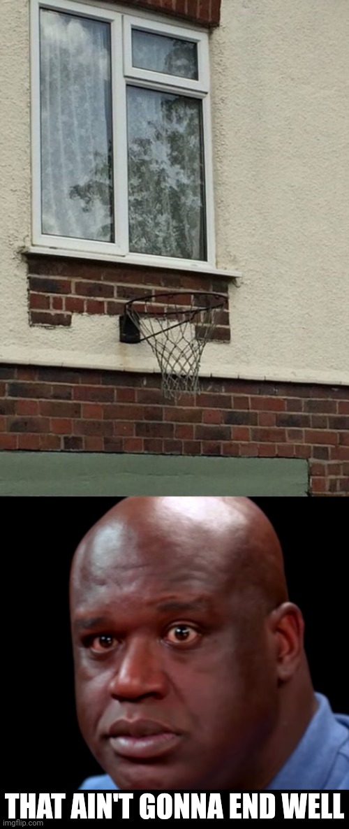 WHAT A TERRIBLE IDEA | THAT AIN'T GONNA END WELL | image tagged in memes,basketball,shaq,fail | made w/ Imgflip meme maker