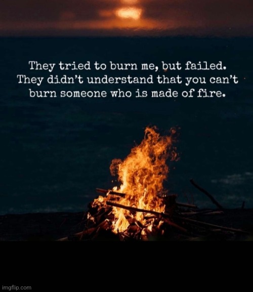 Resilience | image tagged in resilience,fire,survivor,determination,perseverance,strength | made w/ Imgflip meme maker