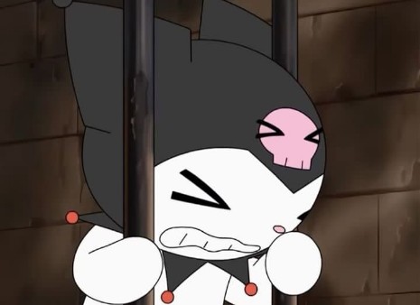 kuromi jail Blank Meme Template