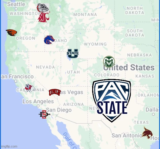 PAC State meme | STATE | image tagged in memes,pac,college football,football,ncaa,sports | made w/ Imgflip meme maker