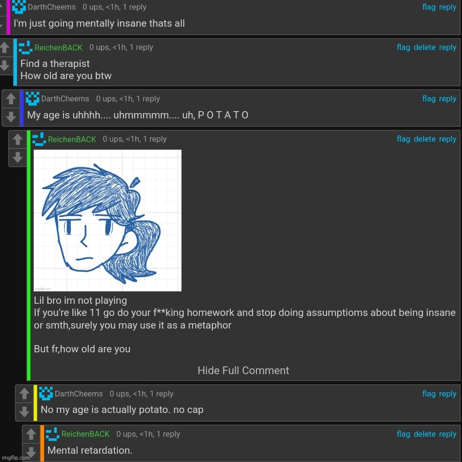 I think he's 11 ngl | made w/ Imgflip meme maker